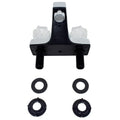 LAVATORY FAUCET 4IN 2 KNOB PLASTIC CHROME