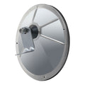 8 IN STAINLESS OFFSETMOUNT CONVEX MIRROR HEAD WITH PLASTIC BALL STUD JBRACKET