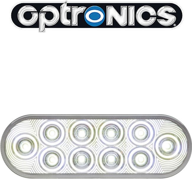 LED UTILITY LIGHT 10 DIODE OVALCLEAR