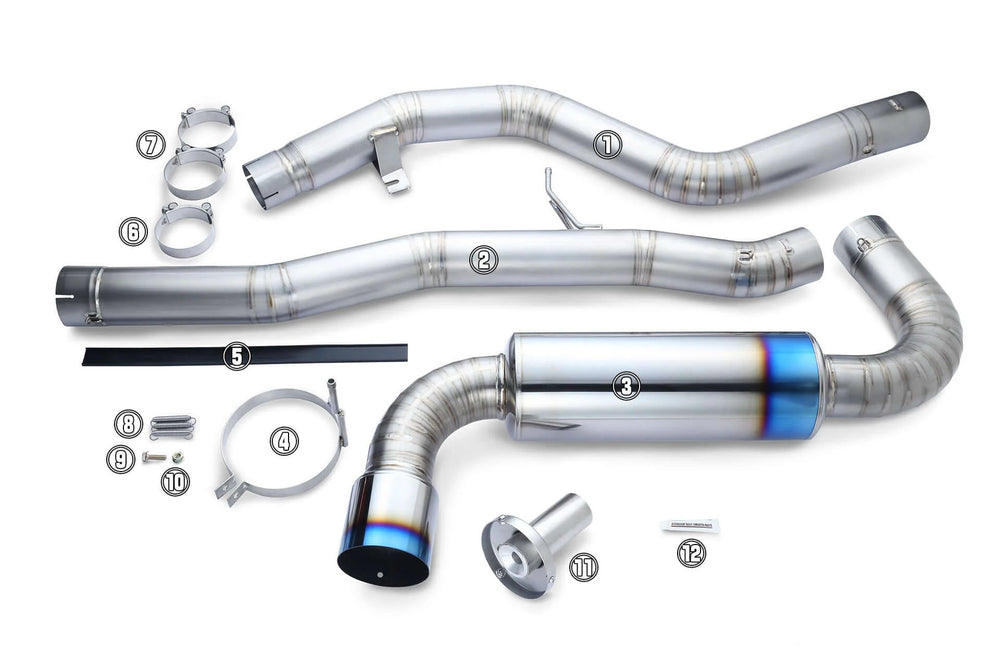 Tomei FULL TITANIUM MUFFLER KIT REPAIR PART EXPREME Ti SILENCER BAND