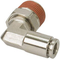 1/4 NPT(M) TO 3/8 AIRLINE 90 DEGREE SWIVEL ELBOW FITTING (2 PCS) DOT APPROVED