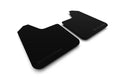 Rally Armor Universal Fit (No Hardware) Basic Black Mud Flap w/ Black Logo