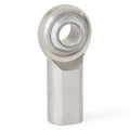 QA1 G Series 2-Pc Rod End - Female/Left Hand - .25in Bore x 1/4-28 w/Stud - Stainless Steel w/PTFE