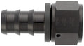 #12 Str Push-On Hose End Black