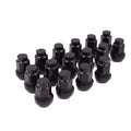 Raceline Conical Lug Nuts - 3/8in-24 - 16 Pack - Black