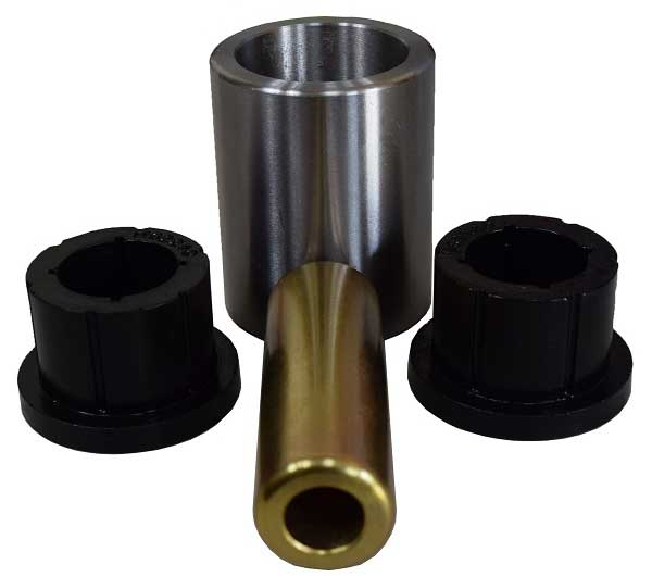 DOM SLEEVE & POLY BUSHING 2.625 MOUNTING WIDTH 9/16 BOLT HOLE