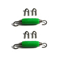 Ticon Industries Green Silicone Titanium Spring Tab and Spring Kit (4 Tabs/2 Springs) - 2 Pack