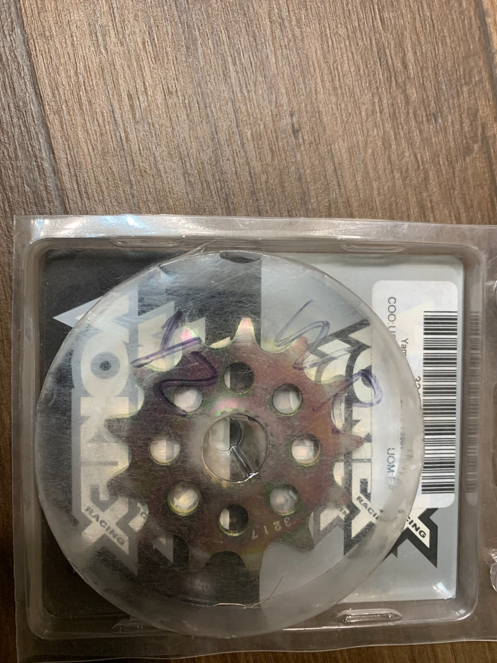 Vortex Racing Steel Front Sprocket 520 13 Tooth- Silver
