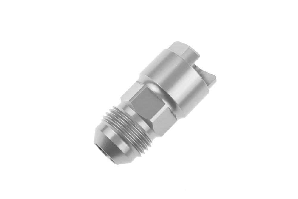 FUEL FITTING 06 AN MALE TO 1/4 EFI FEMALE CLEAR