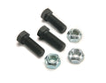 Race Torque Converter Bolts 7/16-20 x 1-1/4 Inch Long Fits GM Set Of 3 with Nuts Mr Gasket