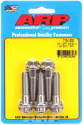 ARP 3/8 in.-24 RH Thread, 1.500 in 12 Point SS 300 Bolts - Set of 5