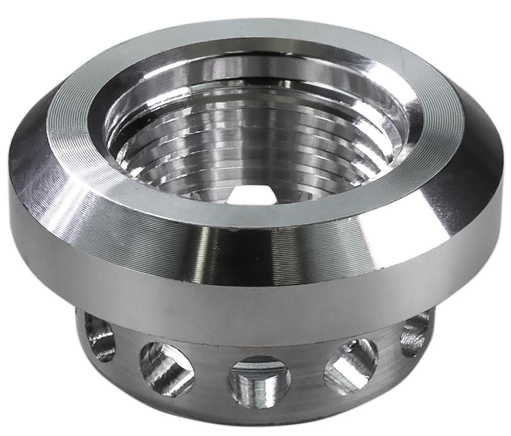 Moroso -10AN Weld-In Vented Fitting w/Integral Baffle