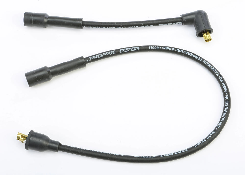 Moroso 86-03 Harley-Davidson XL (Excl XL 1200S) Spiral Core Wire Set - Black