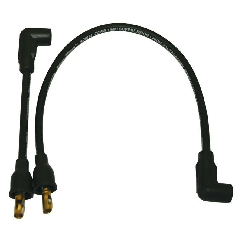 Moroso 80-84 H-D FL / 84-99 H-D FXST/FLST /91-98 H-D FXD Spiral Core Wire Set - Black