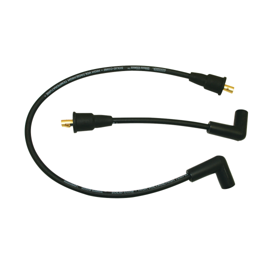 Moroso 71-78 Harley-Davidson XL Solid Stainless Core Wire Set - Black