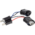 NAMZ 2014+ Road King (w/7in. Dual LED HLamp) Headlight Adapter Pigtail w/Female H9 & H11 to Male H4