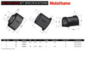 Sway bar - mount and link bushings 10 Bushings 2 Tubes Grease