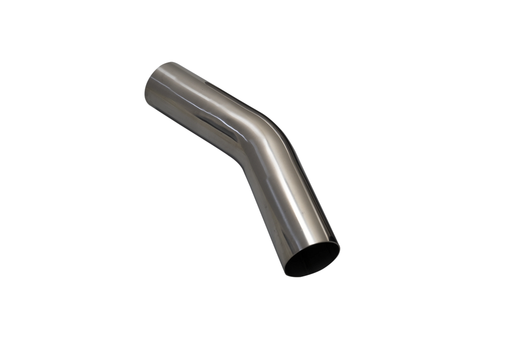 M&REL BEND 304SS POLISHED 2.5IN 30 DEGREE 1.5D 6IN LEG NO APPLICATION