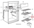SHELF PLASTIC FOR 5CU