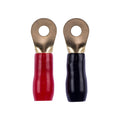 4AWG 1/4IN GOLD RING TERMINALS - 20 PK