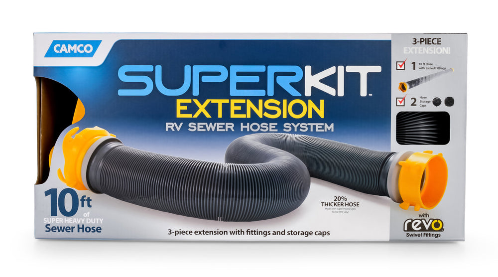 SUPERKIT 10FT SEWER HOSE EXTENSION