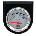 2.0 Dia Voltmeter Gauge w/Black Panel