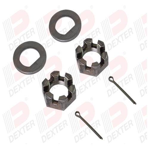 NUTS WASHERS & COTTER PINS 10IN HUBS