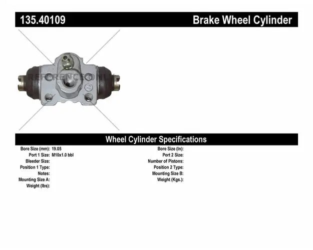 C-TEK STANDARD WHEEL CYLINDER