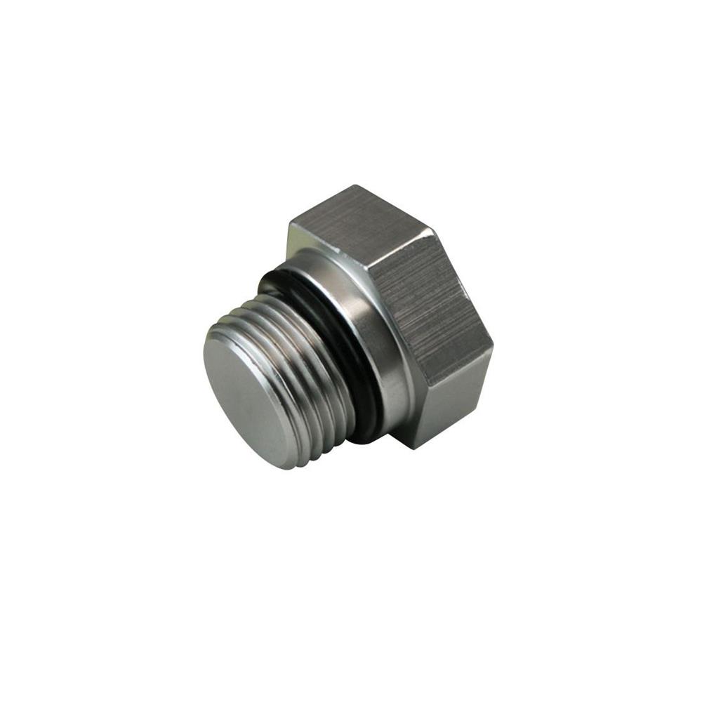 Moroso Drain Plug w/O-Ring -8An 3/4in-16 - Hex Head - Single