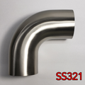 Stainless Bros 1.75in SS321 90 Deg Mandrel Bend Elbow - 1.5D Radius (No Leg)