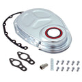 Spectre SB Chevrolet Timing Cover (Incl. Pre-Installed Seal/Gaskets/Bolts) - Chrome
