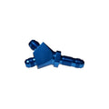 SINGLE -08AN MALE BULKHEAD TO DUAL