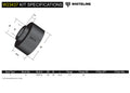 Whiteline 06+ Toyota FJ Cruiser GSJ15 Rear Sway Bar Link Upper Bushing and Washers