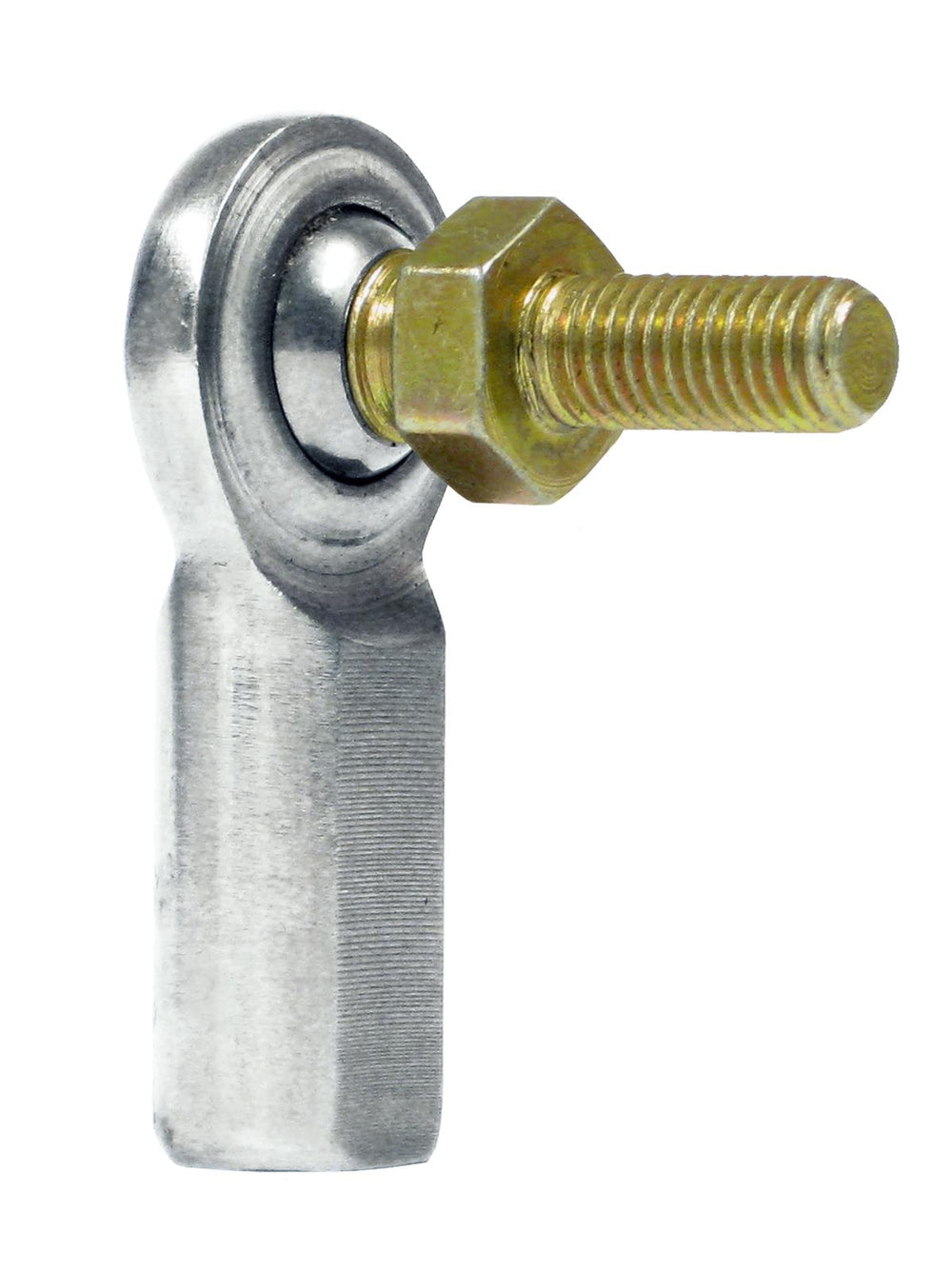QA1 G Series 2-Pc Rod End - Female/Left Hand - .3125in Bore x 5/16-24 w/Stud - S.S. w/PTFE