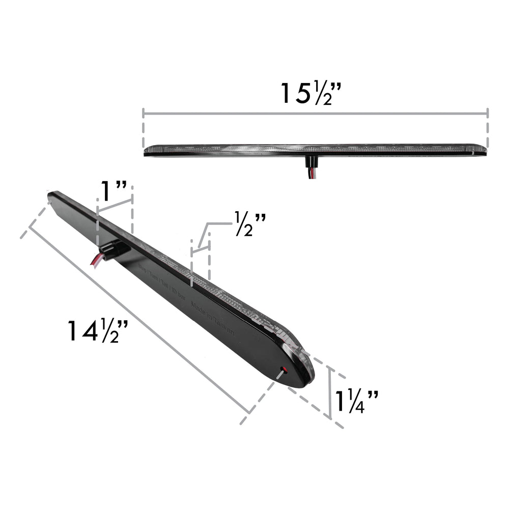 UNI-BOND LIGHTING SAFETY red light bar