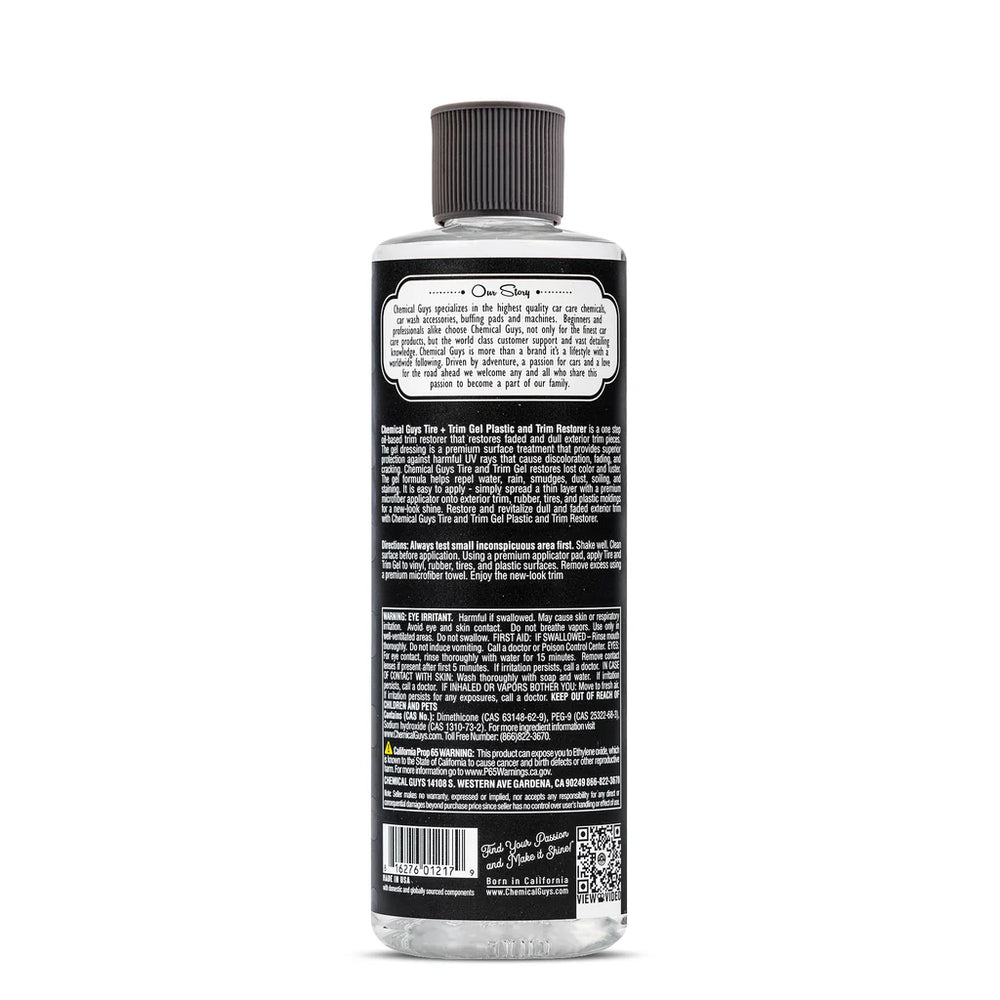 Chemical Guys Tire & Trim Gel for Plastic & Rubber - 16oz