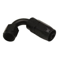 DeatschWerks 6 AN Female Flare Swivel 120-Degree Hose End CPE - Anodized Matte Black