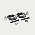 CARGO TIE DOWNS D-RINGS (SET OF TWO) BLACK