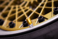 ISC Suspension Titanium Valve Stem Caps (Set of 4) - Gold