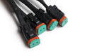 DV8 Offroad Universal 4-Way 1-DTP to 4-DTP Plug Harness - 15ft