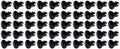 Oval Head Dzus Buttons .500 Long 10 Pack Black