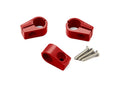 TCLAMP SINGLE PLACE 11/16IN (#8AN) 3 PIECES RED
