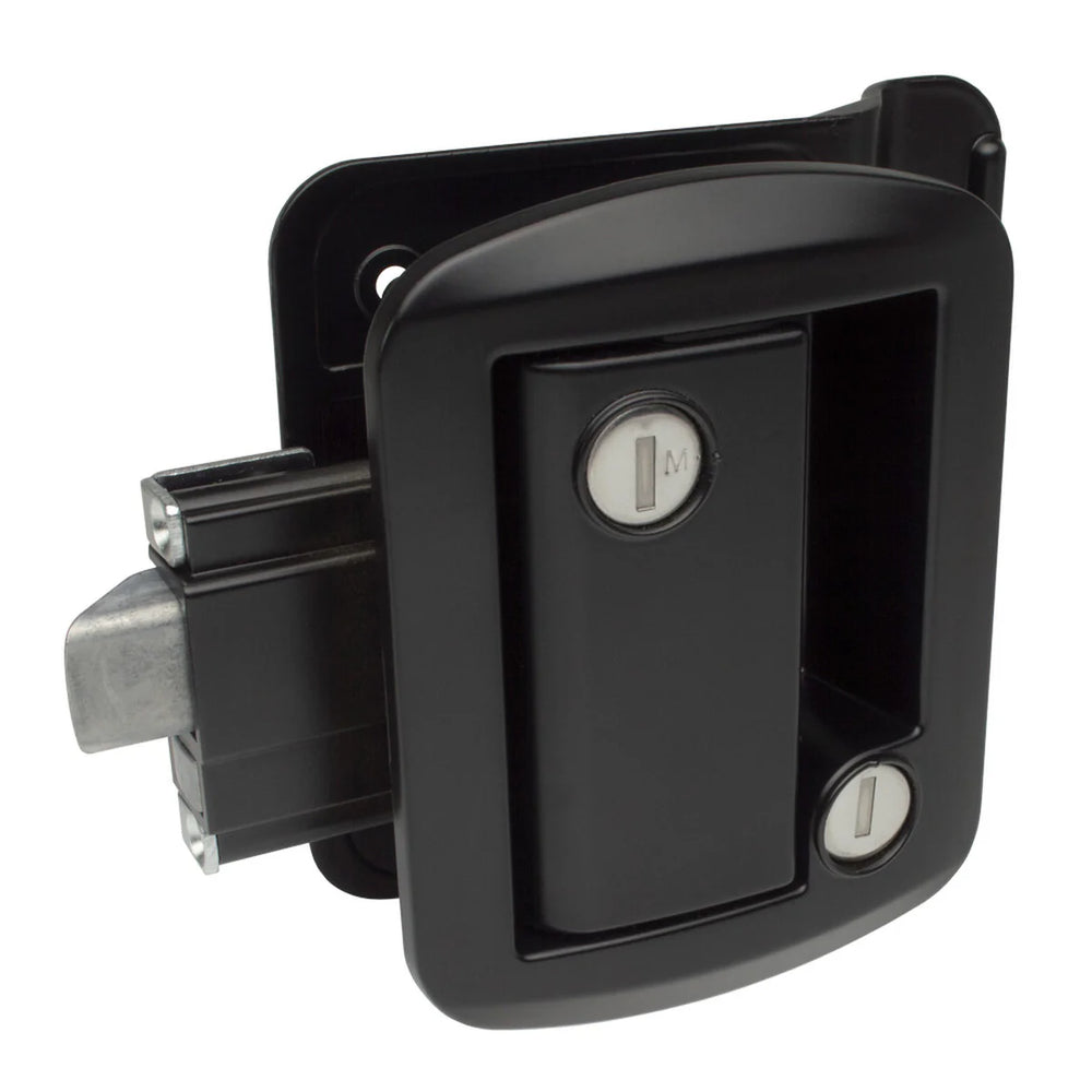 STANDARD TOWABLE ENTRY DOOR LOCK BLACK 1 LOCK RANDOM KEY CODES