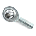 QA1 PCY Series 2-Pc Rod End - Male/Right Hand - .5in Bore x 5/8-18 - Hi-Misalign - Steel w/PTFE