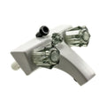 UTOPIA 4IN WHITE LAVSHOWER VALVESMOKED HANDLES MADE IN USA 5 YEAR WARRANTY