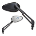 X-TREME BLACK TEARDROP MIRROR