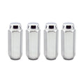 McGard Hex Lug Nut (Cone Seat) M14X1.5 / 13/16 Hex / 1.945in. Length (4-Pack) - Chrome