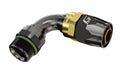 GReddy AN06 90 DEGREE ORB MALE BLACK/GOLD ANODIZED
