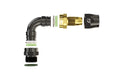 GReddy AN06 90 DEGREE ORB MALE BLACK/GOLD ANODIZED