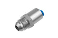 EFI FITTING 06 AN MALE TO 3/8 SAE QUICKDISCONNECT FEMALE CLEAR
